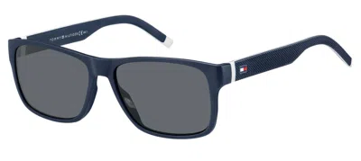 Shop Tommy Hilfiger Sunglasses In Blue White