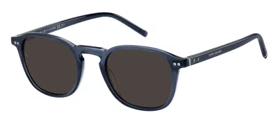 Shop Tommy Hilfiger Sunglasses In Blue