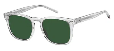 Shop Tommy Hilfiger Sunglasses In Crystal