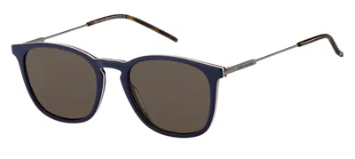 Shop Tommy Hilfiger Sunglasses In Blue