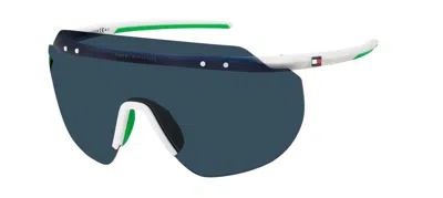 Shop Tommy Hilfiger Sunglasses In White Green