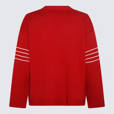 Shop Valentino Sweaters Red