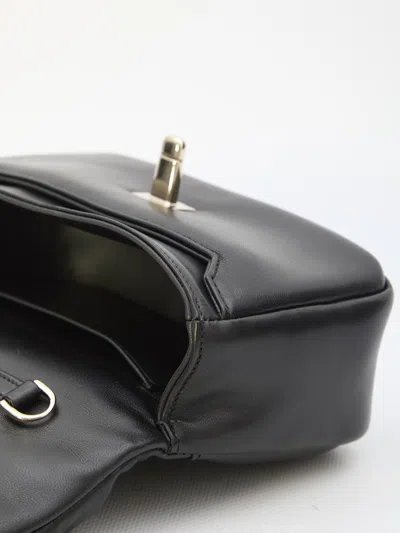 Shop Roger Vivier Viv' Choc Mini Bag In Black