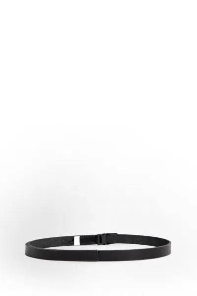 Shop Yohji Yamamoto Belts In Black