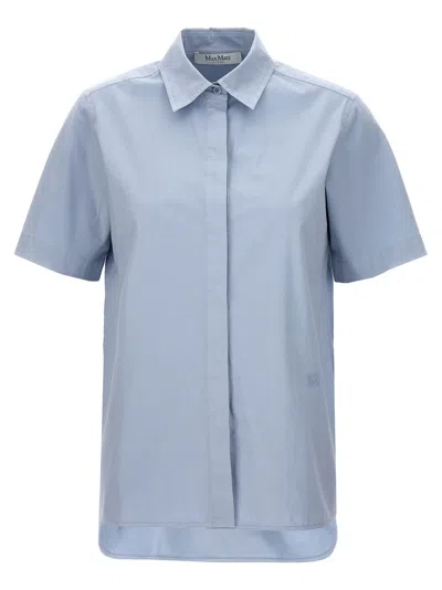 Shop Max Mara Adunco Shirt In Light Blue