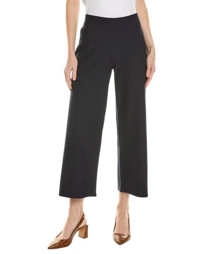Shop Eileen Fisher Straight Cropped Pant In Blue