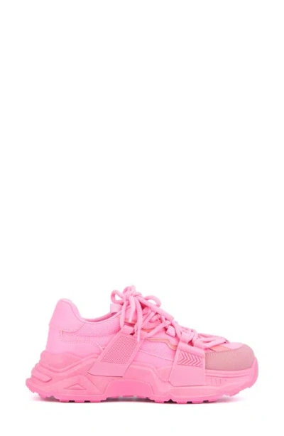 Shop Olivia Miller Love Story Sneaker In Pink