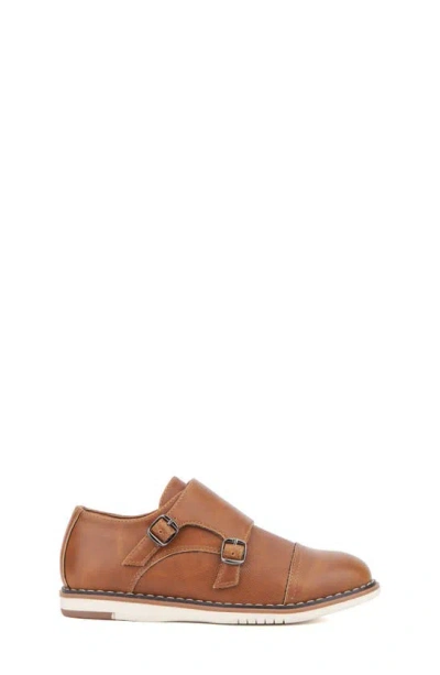 Shop X-ray Kids' Michael Double Monk Strap Loafer In Cognac