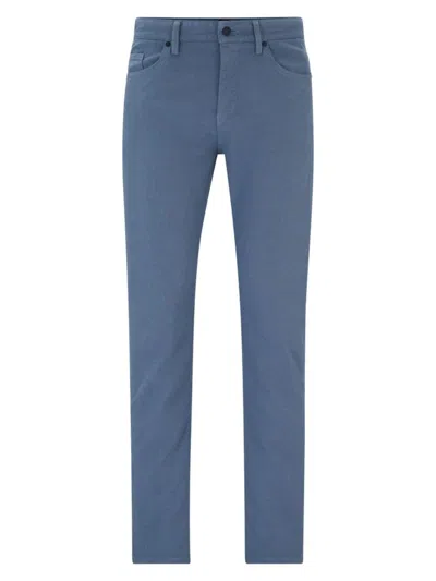 Shop Hugo Boss Men's Slim Fit Jeans In Two Tone Stretch Denim In Light Blue