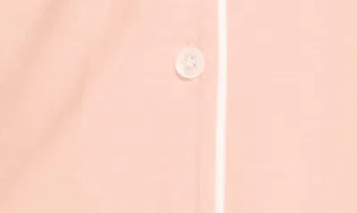 Shop Eberjey Gisele Jersey Knit Shorty Pajamas In Petal Pink/ Ivory