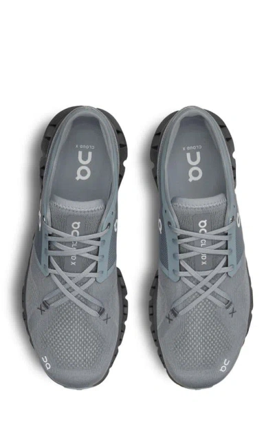 On Men's Cloud X 3 Lace Up Running Sneakers In Mist/ Rock