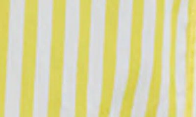 Shop Polo Ralph Lauren Madison Stripe Cotton Pajamas In Yellow Stripe