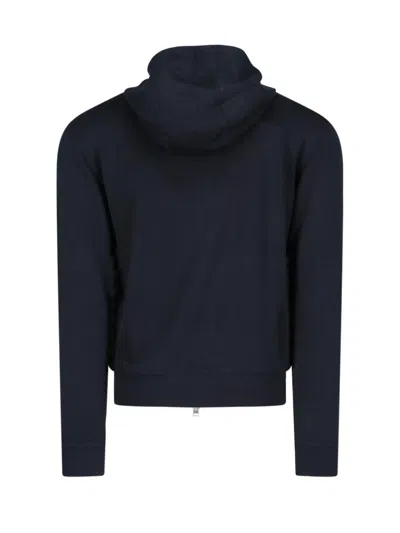 Shop Tom Ford Basic Zip Sweatshirt In Black