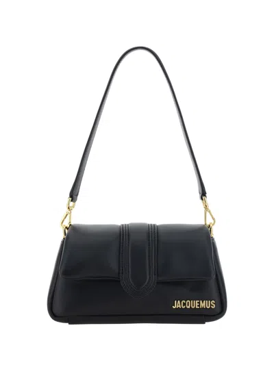 Shop Jacquemus Le Petit Bambimou Shoulder Bag In Black