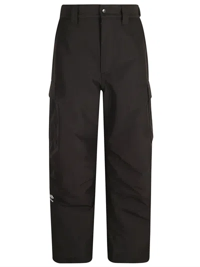 Shop Balenciaga Cargo Straight Trousers In Black