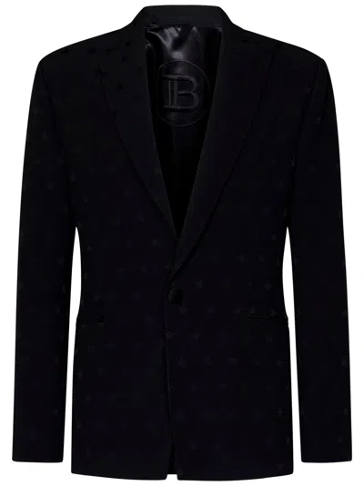 Shop Balmain Blazer In Black