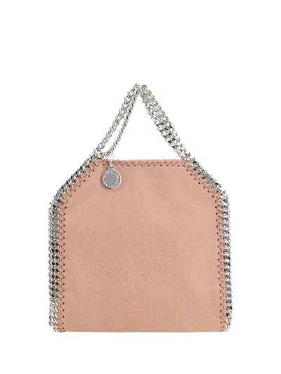 Shop Stella Mccartney Tiny Tote Shoulder Bag In Chain Pink
