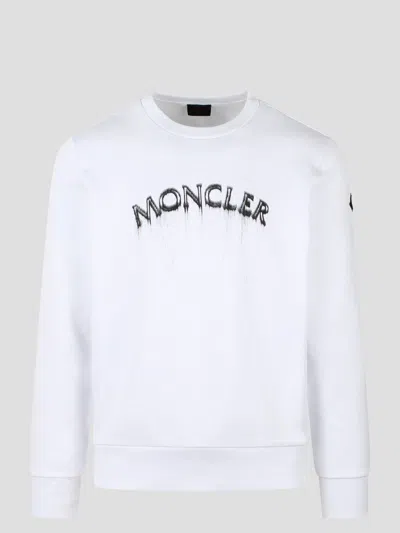 Shop Moncler Logo Sweatshirt In Default Title