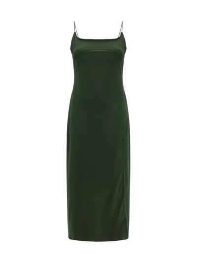 Shop Jacquemus La Robe Notte Dress In Green