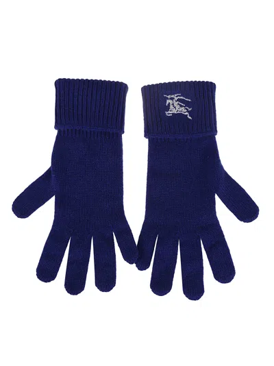 Shop Burberry Uxm Gloves In Knight