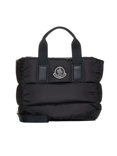 Shop Moncler Tote In Nero