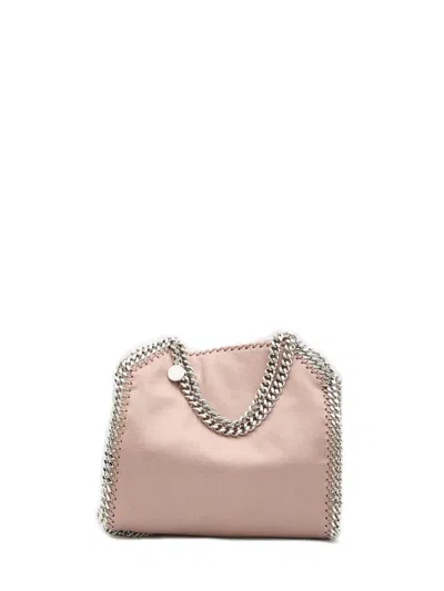 Shop Stella Mccartney Falabella Mini Top Handle Bag In Pink