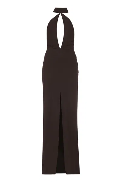 Shop Tom Ford Jersey Dress In Brown