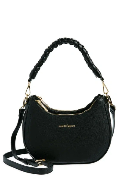 Shop Nanette Lepore Convertible Crossbody Bag In Black
