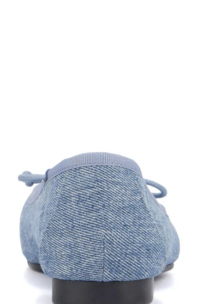 New York And Company Paulina Ballet Flat In Denim