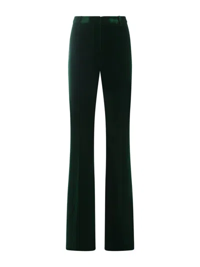 Shop Etro Trousers In Green