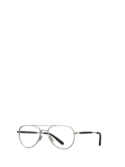 Shop Garrett Leight Eyeglasses In Silver-grey Crystal