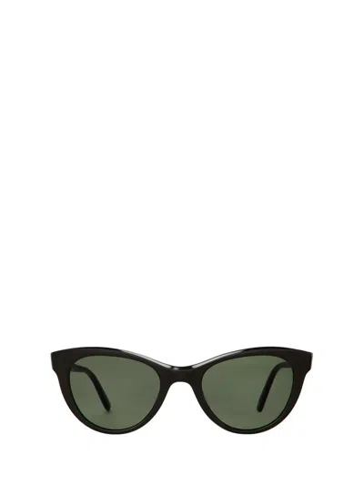 Shop Garrett Leight Sunglasses In Bio Black