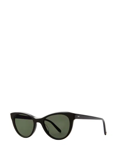 Shop Garrett Leight Sunglasses In Bio Black