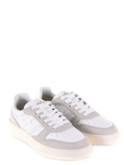 Hogan Sneakers H630 In Bianco/ghiaccio