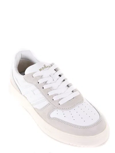 Hogan Sneakers H630 In Bianco/ghiaccio