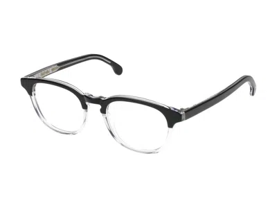 Shop Paul Smith Eyeglasses In Black Ink On Dark Tortoise