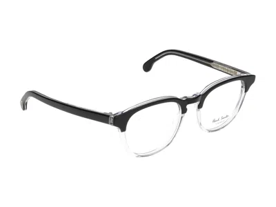 Shop Paul Smith Eyeglasses In Black Ink On Dark Tortoise