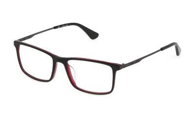 Shop Police Eyeglasses In Black+red