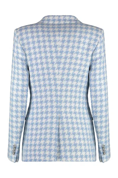 Shop Tagliatore J-parigi Single-breasted Two-button Jacket In Blue