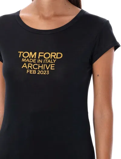 Shop Tom Ford T-shirt Archive In Black