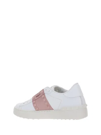 Shop Valentino Garavani Sneakers In Biancowater Rosebianco