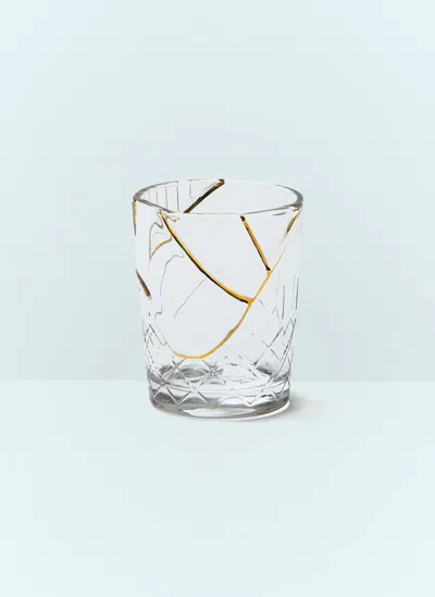 Shop Seletti Kintsugi N.1 Glass In White