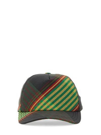 Shop Vivienne Westwood Panelled Baseball Cap In Multi