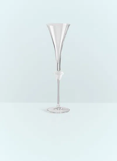 Shop Rosenthal Medusa Lumiere Champagne Flute In White
