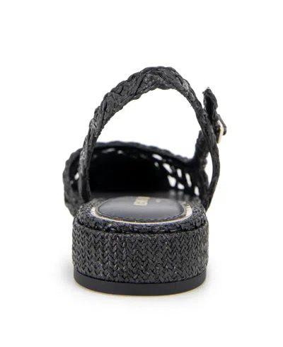 Shop Kenneth Cole New York Women's Cayla Crochet Block Heel Slingback Pumps In Black