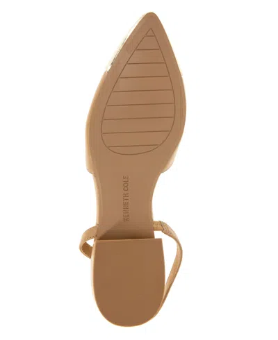 Kenneth Cole New York Cayla Leather Flat In Gold