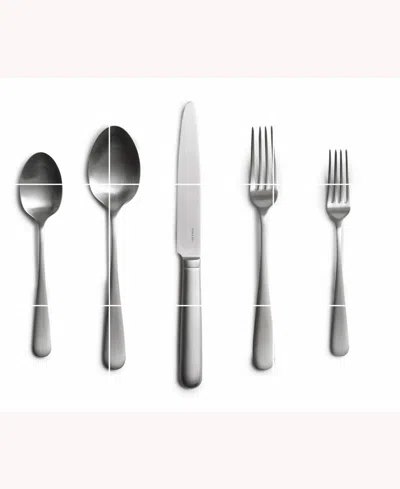 Shop Year & Day 20-pc Flatware Set, Service For 4 In Brushed Steel