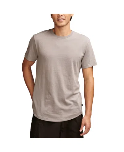 Shop Lucky Brand Men's Supima Crewneck T-shirt In Frost Gray