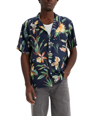 Shop Levi's Men's Sunset Printed Button-down Camp Shirt In Nepenthe F