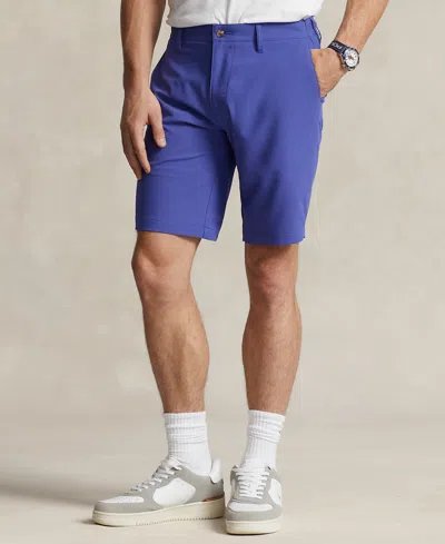 Shop Polo Ralph Lauren Men's 9.5-inch Stretch Dobby Beach Shorts In Liberty